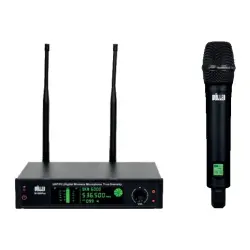 Wöller W-300PRO Tek Kanal UHF Kablosuz El Mikrofonu Seti - Wöller