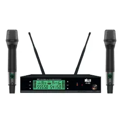 Wöller W-302EE Çift Kanal UHF Kablosuz Mikrofon Seti - Wöller