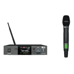 Wöller W-311PRO-E Tek Kanal UHF Kablosuz El Mikrofonu Seti (LED Ekranlı) - Wöller