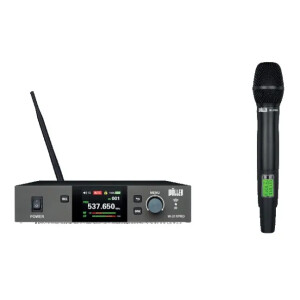 Wöller W-311PRO-E Tek Kanal UHF Kablosuz El Mikrofonu Seti (LED Ekranlı) - Wöller