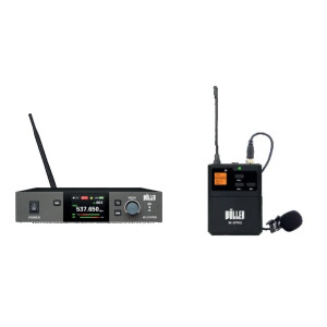 Wöller W-311PRO-Y Tek Kanal UHF Kablosuz Yaka Mikrofonu Seti (LED Ekranlı) - Wöller