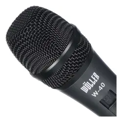 Wöller W-40 Kablolu Dinamik El Mikrofonu (600 Ohm) - 2
