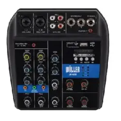 Wöller W-402 4 Kanallı Bluetooth ve USB Destekli Deck Mikser - Wöller