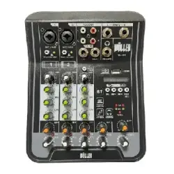 Wöller W-404 4 Kanallı Bluetooth ve USB Destekli Deck Mikser - Wöller