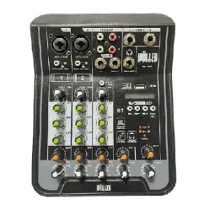 Wöller W-404 4 Kanallı Bluetooth ve USB Destekli Deck Mikser - 1