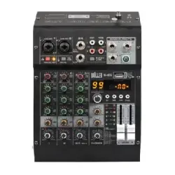Wöller W-409 4 Kanallı Bluetooth ve USB Destekli Deck Mikser - Wöller
