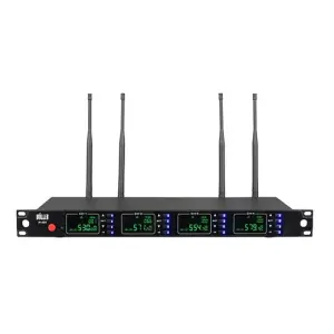 Wöller W-499 4 Kanallı UHF Kablosuz Mikrofon Alıcı Sistemi - 1