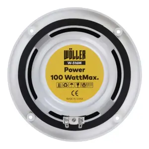 Wöller W-516M 16 cm 2 Yollu Trafosuz Marine Hoparlör (IP66 Su Geçirmez) - 2