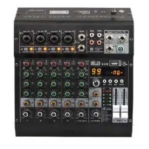 Wöller W-609 6 Kanallı Bluetooth ve USB Destekli Deck Mikser - Wöller