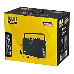Wöller W-610E Taşınabilir Bluetooth Hoparlörlü Ses Sistemi (Kablosuz El Mikrofonlu) - 7