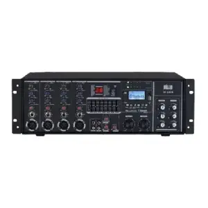 Wöller W-6950 4 Kanallı 2x500W Rack Tipi Power Mikser Amfi (Bluetooth, USB/SD Kart, DSP Efekt, 7 Bant Ekolayzerli) - 1