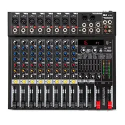 Wöller W-8016 8 Kanallı Bluetooth ve USB Destekli Deck Mikser - Wöller