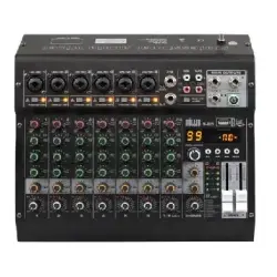 Wöller W-809 8 Kanallı Bluetooth ve USB Destekli Deck Mikser - Wöller