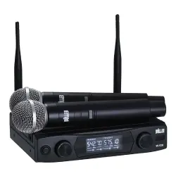 Wöller W-920EE Çift Kanallı Kablosuz El Mikrofon Sistemi - 1