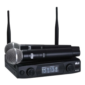 Wöller W-920EE Çift Kanallı Kablosuz El Mikrofon Sistemi - Wöller