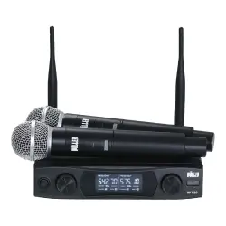 Wöller W-920EE Çift Kanallı Kablosuz El Mikrofon Sistemi - 2