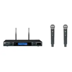 Wöller W-930EE Çift Kanallı Kablosuz El Mikrofon Sistemi - Wöller
