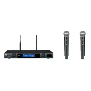 Wöller W-930EE Çift Kanallı Kablosuz El Mikrofon Sistemi - 1