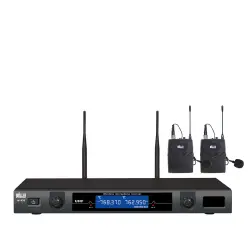 Wöller W-930YY Çift Kanallı Kablosuz Yaka Mikrofon Sistemi - Wöller