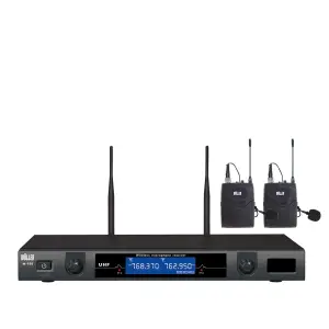 Wöller W-930YY Çift Kanallı Kablosuz Yaka Mikrofon Sistemi - 1