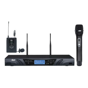 Wöller W-940EY Çift Kanallı Kablosuz El ve Yaka Mikrofon Sistemi - Wöller