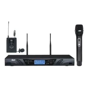 Wöller W-940EY Çift Kanallı Kablosuz El ve Yaka Mikrofon Sistemi - 1