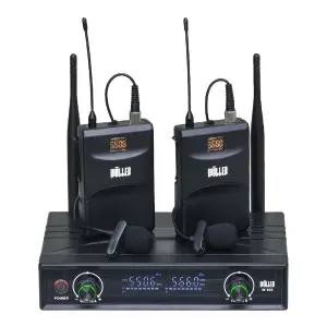 Wöller W-950YY Çift Kanallı Kablosuz Yaka Mikrofonu Seti (UHF Dijital Modülasyon) - 2