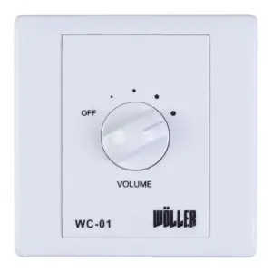 Wöller WC-01 Sıva Altı Duvar Tipi Ses Kontrol Ünitesi - 1