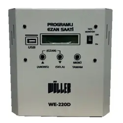 Wöller WE-220D Programlı Ezan Saati - Wöller