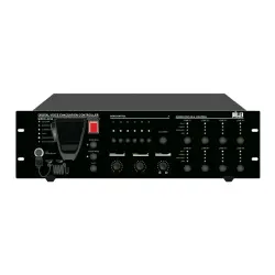 Wöller WPER-6250 6 Bölgeli EN54 Acil Anons Merkezi Ünite (250W) - Wöller