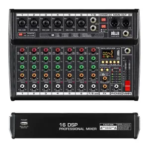 Wöller WRD-800 8 Kanallı Bluetooth ve USB Destekli Deck Mikser - 1