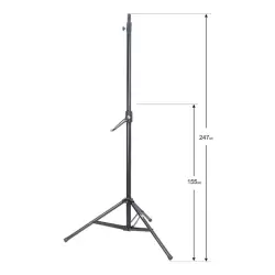 Wöller WS-18 Kaldıraçlı Dişli Sistemli Siyah Kabin Hoparlör Standı - 2