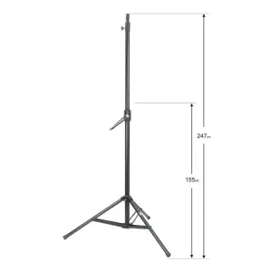 Wöller WS-18 Kaldıraçlı Dişli Sistemli Siyah Kabin Hoparlör Standı - 2