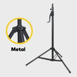 Wöller WS-18 Kaldıraçlı Dişli Sistemli Siyah Kabin Hoparlör Standı - 3