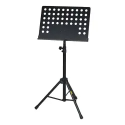 Wöller WS-19 Çevirmeli Yükseklik Ayarlı Siyah Nota Sehpası - 1