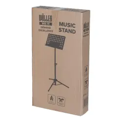 Wöller WS-19 Çevirmeli Yükseklik Ayarlı Siyah Nota Sehpası - 6