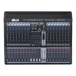 Wöller WX-16PRO 16 Kanallı Bluetooth ve USB Destekli Deck Mikser - 1
