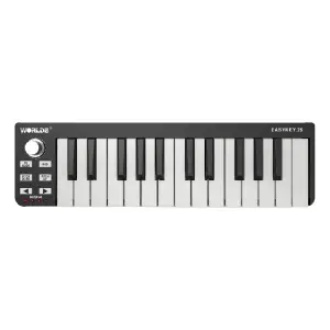Worlde EASYKEY 25 Taşınabilir MIDI Klavye - 1