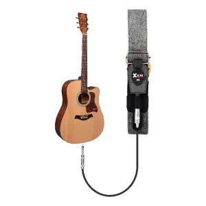 Xvive Audio H1 U2T Verici Tutucu (Gitar Kayışı Montajlı Deri Kılıf) - 2