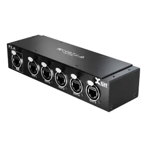 Xvive PX-H Beş Adet PX-A İçin Hub Breakout Box (Kişisel Kulak İçi Monitör Sistemi Dağıtıcı Ünitesi) - 1