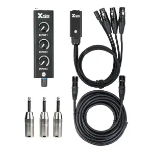 Xvive XV-PX 3 Kanallı Personal Monitör Mikseri - 1