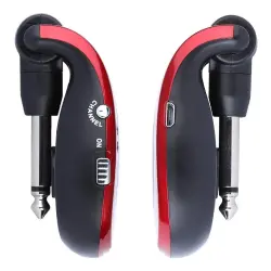 Xvive XV-U2 2.4GHz Kablosuz Gitar Bağlantı Sistemi (Kırmızı) - 3