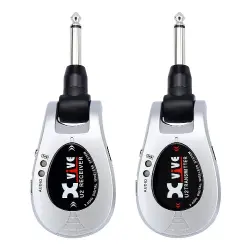 Xvive XV-U2 2.4GHz Kablosuz Gitar Bağlantı Sistemi (Gümüş) - 1