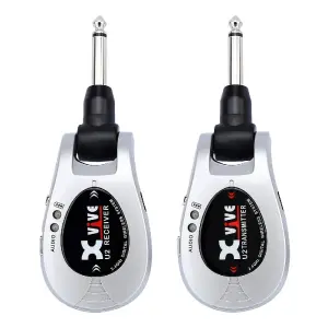 Xvive XV-U2 2.4GHz Kablosuz Gitar Bağlantı Sistemi (Gümüş) - 1