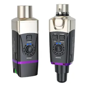 Xvive XV-U35C 5.8GHz Kondansatör Mikrofonlar için Kablosuz Bağlantı Sistemi (Verici + Alıcı Seti) - 1