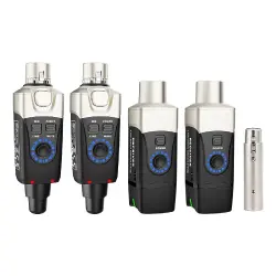 Xvive XV-U3D 2.4GHz Çift Kanallı Kablosuz Ses Aktarım Sistemi (Verici + 2 Alıcı) - Xvive