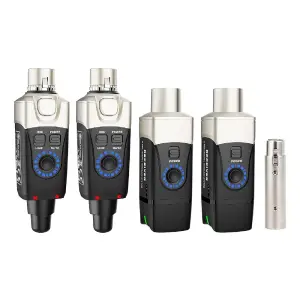 Xvive XV-U3D 2.4GHz Çift Kanallı Kablosuz Ses Aktarım Sistemi (Verici + 2 Alıcı) - 1