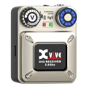 Xvive XV-U45R Kablosuz In-Ear Monitor Sistemi İçin Alıcı (Receiver) - 1