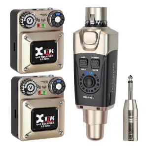 Xvive XV-U45R2 2 Alıcı + 1 Vericili Kablosuz In-Ear Monitör Sistemi - 1