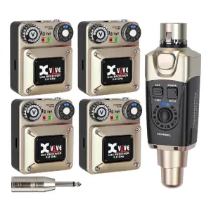 Xvive XV-U45R4 4 Alıcı + 1 Vericili Kablosuz In-Ear Monitör Sistemi - 1